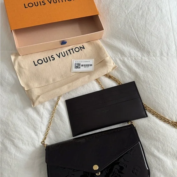 🌸 NEW Louis Vuitton Amarante Patent Purse 🌸 - Picture 7 of 8